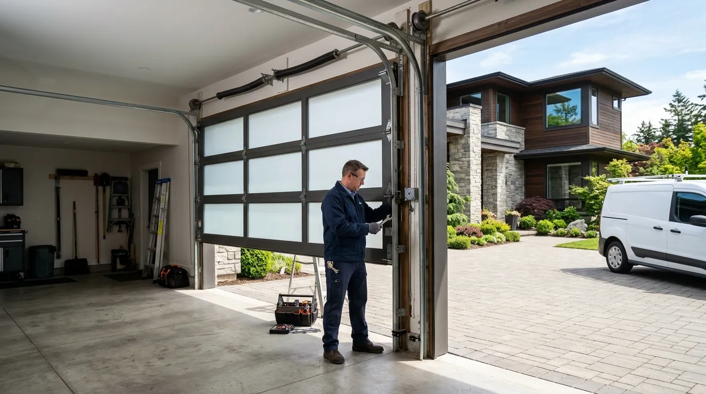 Garage door work by Omaha Garage Door Co in Omaha, NE