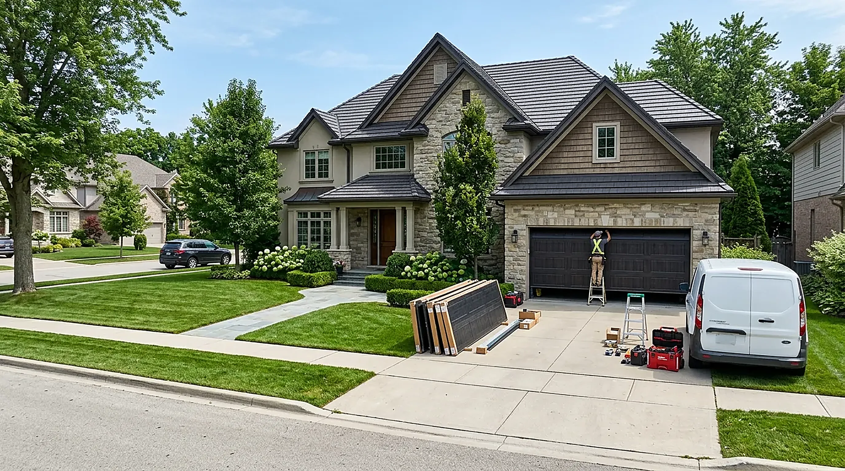 Garage door service in Omaha, NE