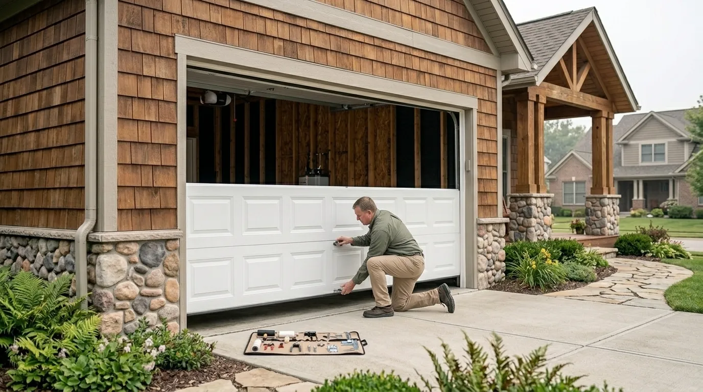 Garage door service in Omaha, NE