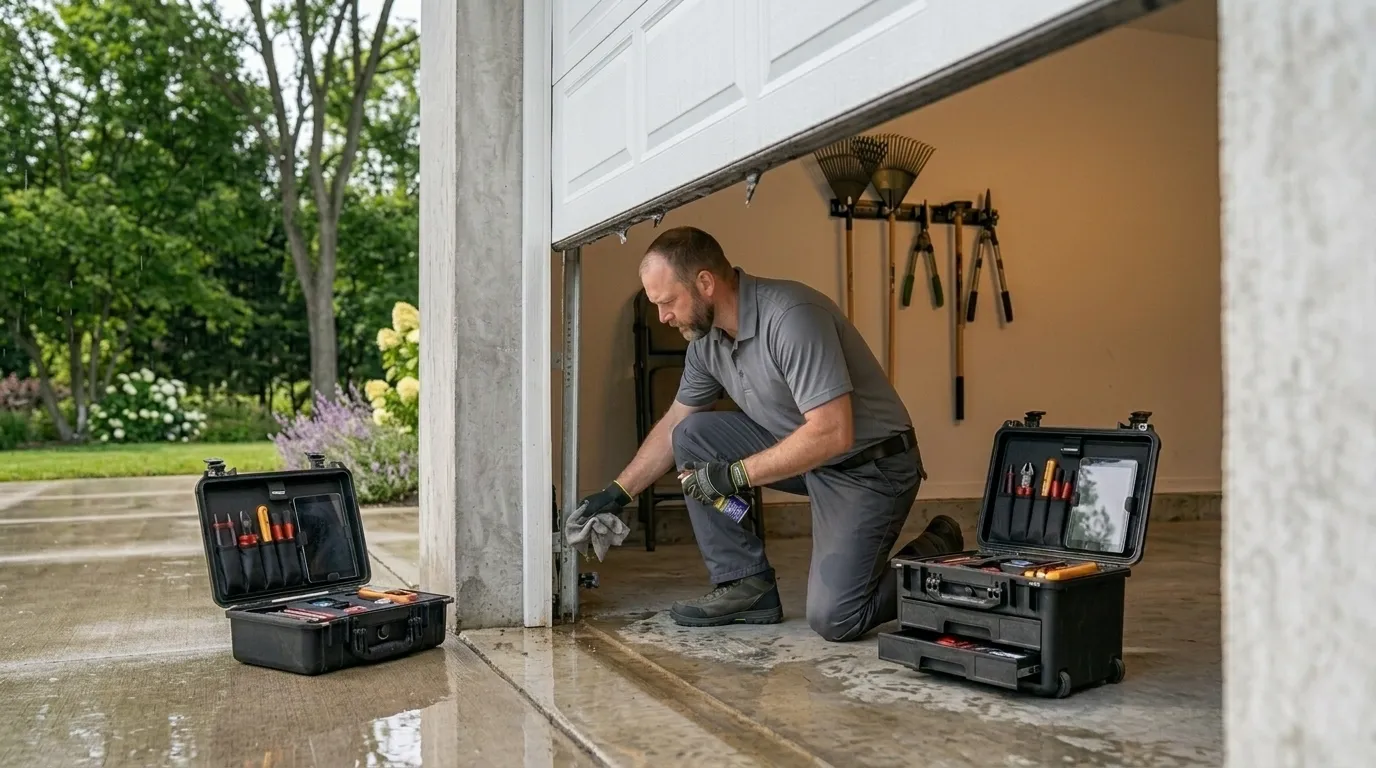 Garage door service in Omaha, NE