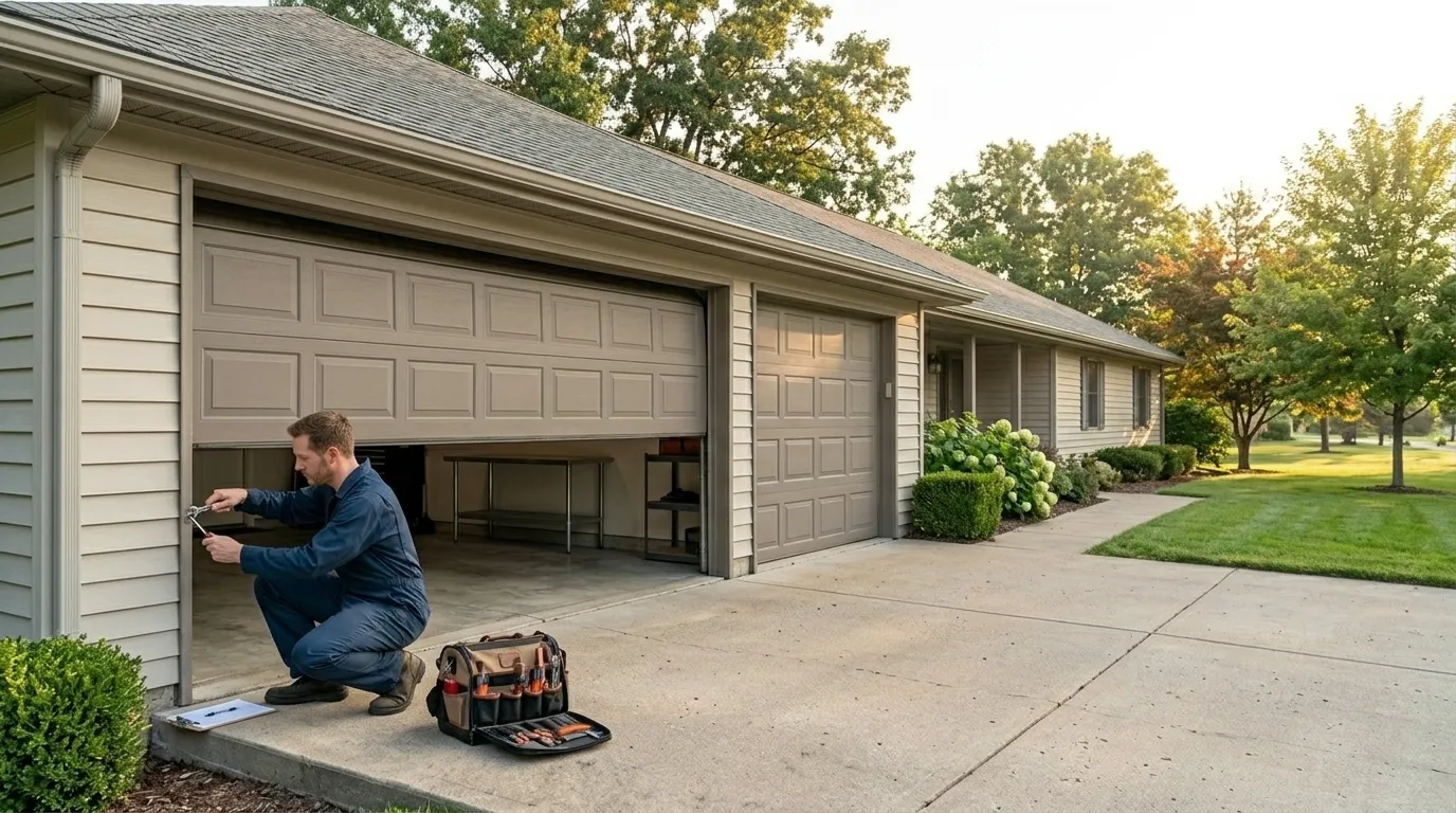 Garage door service in Omaha, NE